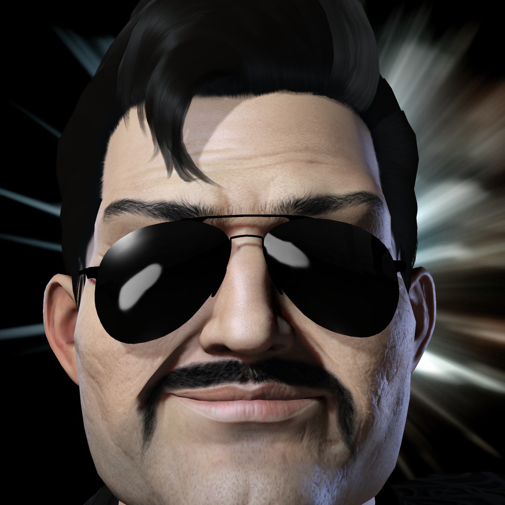 Moustache Guy Dude