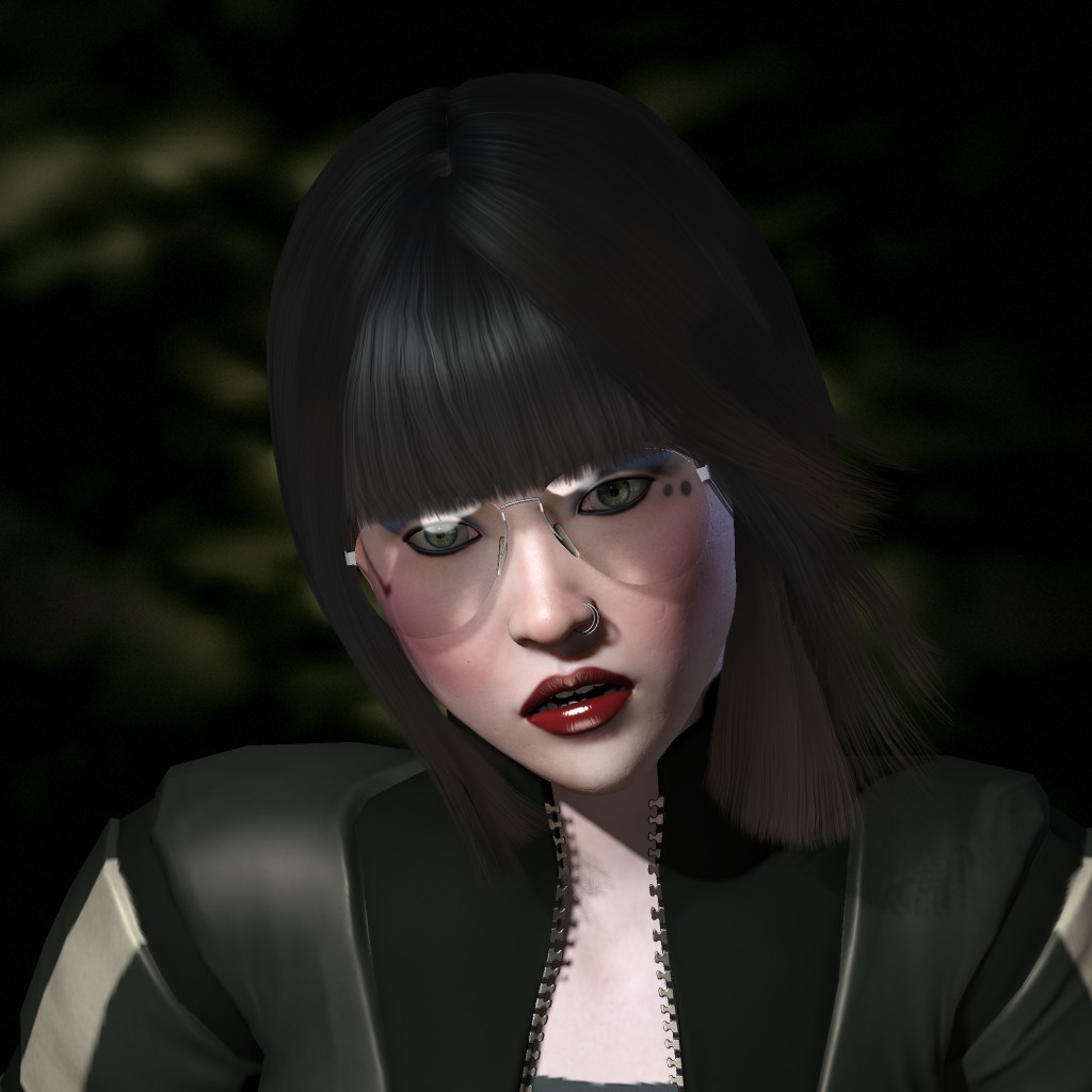 Krasses Weibchen