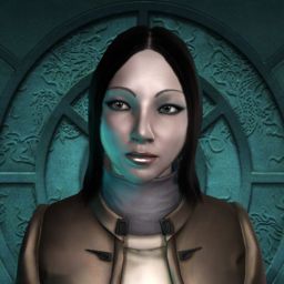 Swirly Girl — legacy portrait