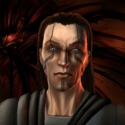 Crimson X — legacy portrait