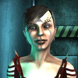 Blue Seraphine — legacy portrait