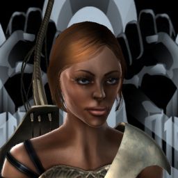 crimson serenity — legacy portrait