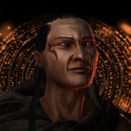 Crimson Seeker — legacy portrait