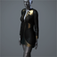 Women's 'Sanctity' Dress (black/gold)