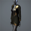 Women's 'Sanctity' Dress (green/gold)