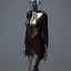 Women's 'Sanctity' Dress (red/gold)