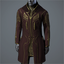 Men's 'Curate' Coat (red/gold)