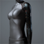 Women's 'Vise' Cybernetic Arm (matte black left)