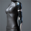 Women's 'Vise' Cybernetic Arm (blue and white left)