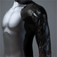 Men's 'Crusher' Cybernetic Arm (black and red left)