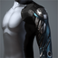 Men's 'Crusher' Cybernetic Arm (blue and white left)