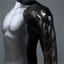 Men's 'Crusher' Cybernetic Arm (gunmetal left)