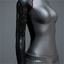 Women's 'Vise' Cybernetic Arm (matte black right)
