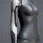 Women's 'Vise' Cybernetic Arm (white and gray ringed right)
