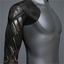 Men's 'Crusher' Cybernetic Arm (black and orange right)