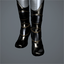 Women's 'Eternity' Boots (Black/Gold)