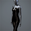 Women's 'Eternity' Suit (Black/Gold)