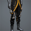 Men's 'Hephaestus' Pants (gray/orange)