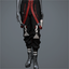 Women's 'Hephaestus' Pants (white/red)