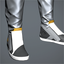 Men's 'Hephaestus' Shoes (gray/orange)