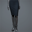 Women's 'Impress' Skirt (matte blue)