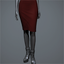 Women's 'Impress' Skirt (matte red)
