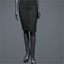 Women's 'Structure' Skirt (graphite)
