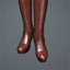 Women's 'Greave' Boots (red)