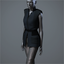 Women's 'Executor' Coat (matte blue)