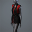 Women's 'Executor' Coat (red/gold)