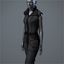 Women's 'Structure' Dress (graphite)