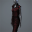 Women's 'Structure' Dress (red)