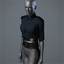 Women's 'Sterling' Dress Blouse (matte blue)