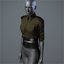 Women's 'Sterling' Dress Blouse (matte olive)