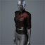 Women's 'Sterling' Dress Blouse (red satin)