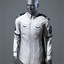 Men's 'Sterling' Dress Shirt (white/blue)
