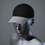 Cap Female Black/White
