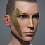 Women's 'Domino Auric' Facial Augmentation