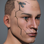 Men's 'Eico Hexarc' Facial Augmentation
