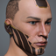 Men's 'Barbatus Glimmer' Facial Augmentation