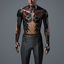 Men's 'RubySet TorsoRig' Body Augmentation