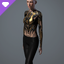 Women's 'Olympian TorsoRig' Body Augmentation