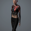 Women's 'RubySet TorsoRig' Body Augmentation