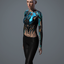 Women's 'Semiotique TorsoRig' Body Augmentation